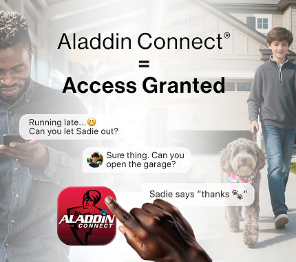 Aladdin Connect graphic banner