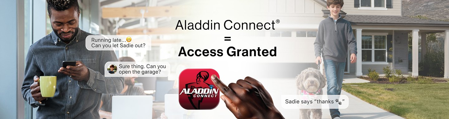 Aladdin Connect graphic banner